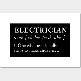 Electrician Definition Posters and Art